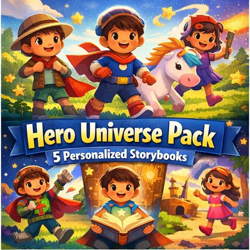 Hero Universe Pack (5 Storybooks)